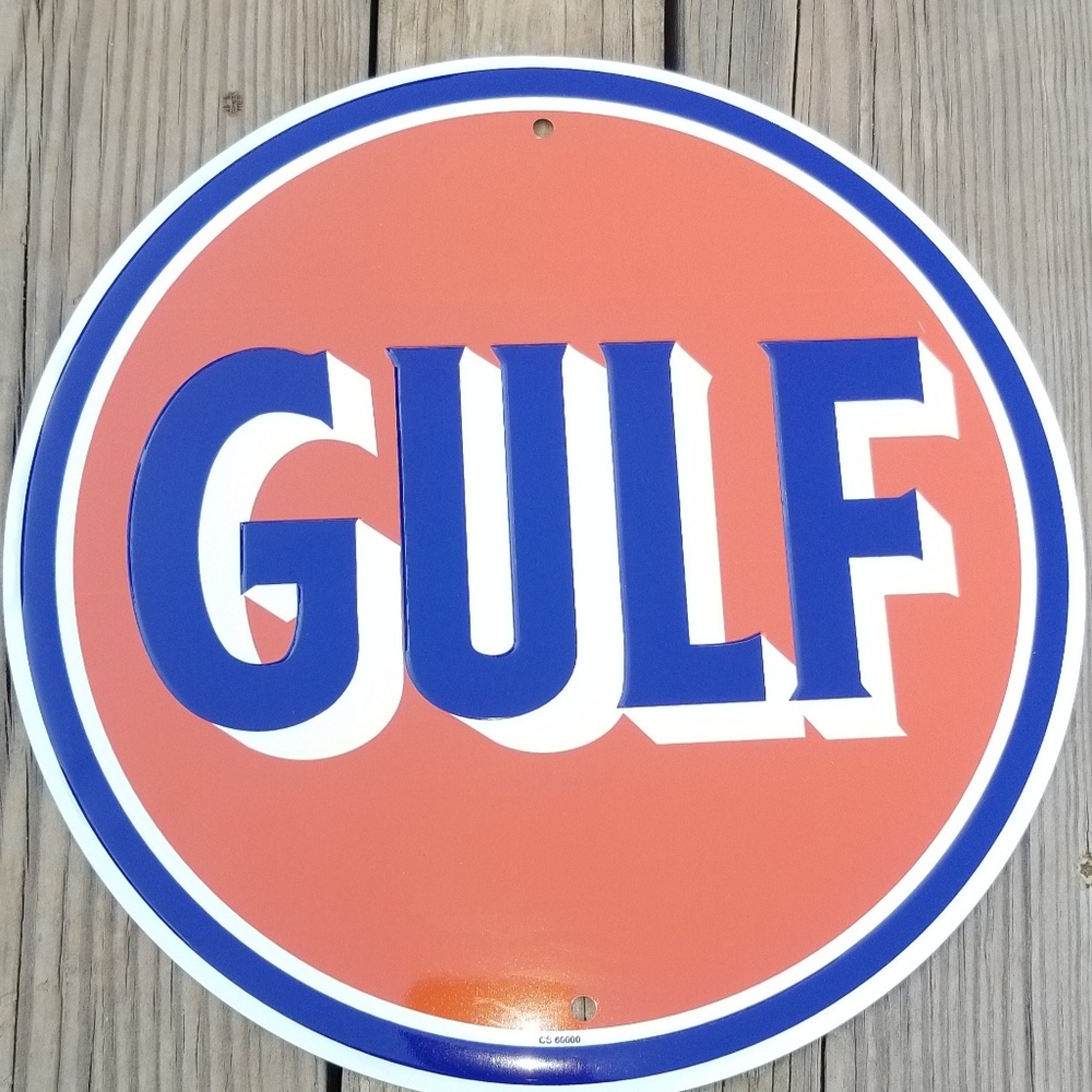 Gulf Metal Sign